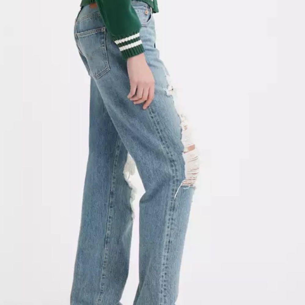HOST PICK!!! ๐๐๐๐NWT Levi's Premium501 93 Straight WOMEN JEANS- Blue34"x 32" - Picture 7 of 9
